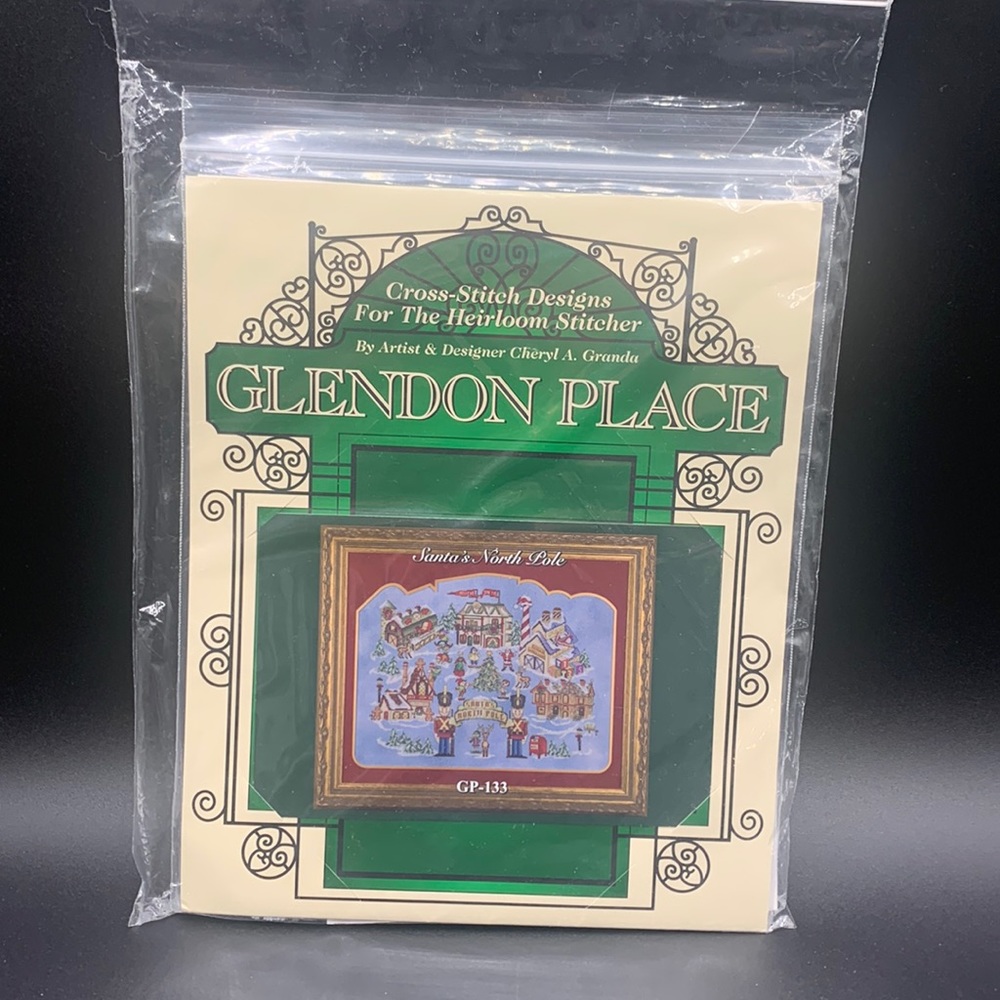 Glendon Place Cross Stitch Design Kit “Santa’s North Pole” GP-133 NIP